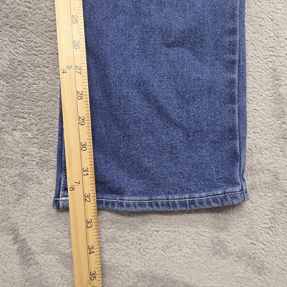 True Religion Ricky Relaxed Straight Jeans Mens Measured 34x32 Blue Medium Wash